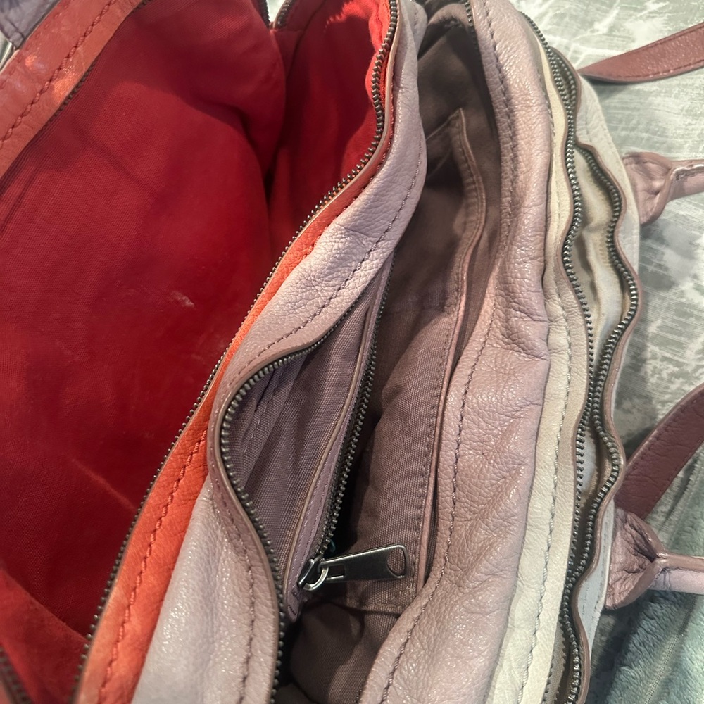 Liebeskind Two-Tone Leather Shoulder Bag - Picture 3 of 3